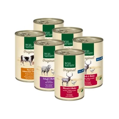 Marke Modell - Natürliches Hundefutter - Erwachsene 6x400g Marke Modell - Natürliches Hundefutter - Erwachsene 6x400g