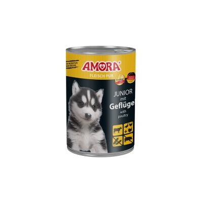 Amora Dog Fleisch Pur Junior 6x400g Geflügel Amora Dog Fleisch Pur Junior 6x400g Geflügel