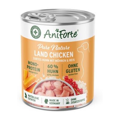 AniForte - LandChicken - Huhn mit Möhren - Dog Food AniForte - LandChicken - Huhn mit Möhren - Dog Food