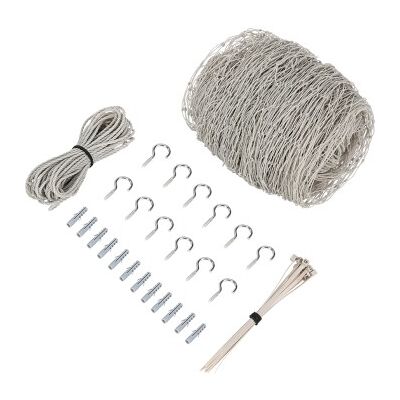 AniOne Hellgraues Nylon Katzenschutznetz - Haustiersicherheitsnetz AniOne Hellgraues Nylon Katzenschutznetz - Haustiersicherheitsnetz