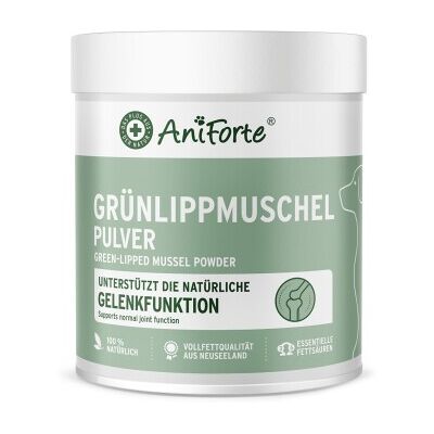 AniForte Grünlippmuschelpulver Vollfettqualität 500 g AniForte Grünlippmuschelpulver Vollfettqualität 500 g