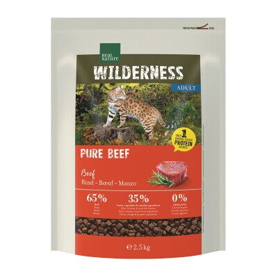 REAL NATURE Wilderness Katzenfutter mit Rindfleisch - 2,5 kg REAL NATURE Wilderness Katzenfutter mit Rindfleisch - 2,5 kg