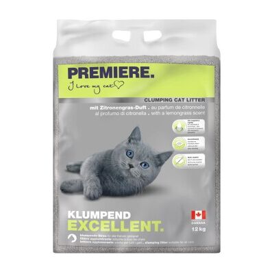 PREMIERE Lemongrass Katzenstreu - Natürlich, Schnelle Geruchskontrolle PREMIERE Lemongrass Katzenstreu - Natürlich, Schnelle Geruchskontrolle