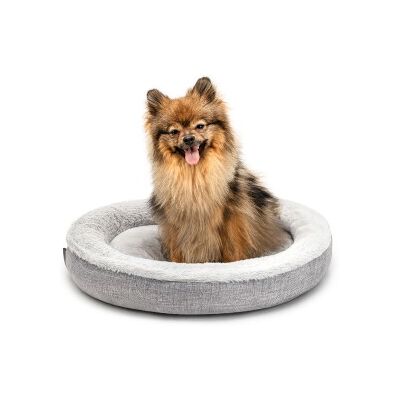 Lionto Rundes Hundebett grau S Lionto Rundes Hundebett grau S