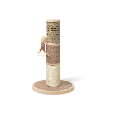 AniOne Kratzbaum - Sisal, Feder-Spielzeug, 30x30x47cm AniOne Kratzbaum - Sisal, Feder-Spielzeug, 30x30x47cm