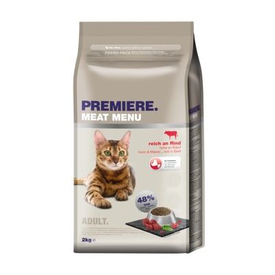 Premiere Fleischmenü für erwachsene Katzen - Trockenfutter Premiere Fleischmenü für erwachsene Katzen - Trockenfutter