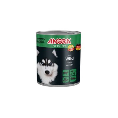 Amora Dog Pur 6x800g Edles Wild Amora Dog Pur 6x800g Edles Wild