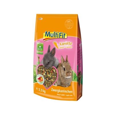 MultiFit Karottenvollfutter für Zwerghasen - Tiernahrung MultiFit Karottenvollfutter für Zwerghasen - Tiernahrung