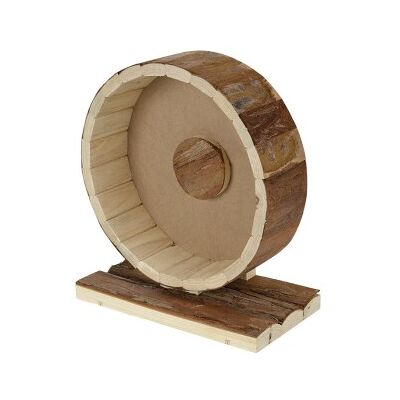 AniOne Holzlaufrad - 20cm - Für Kleintiere AniOne Holzlaufrad - 20cm - Für Kleintiere