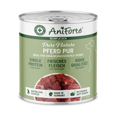 AniForte Pferdefleisch Nassfutter - Single-Protein, Getreidefrei AniForte Pferdefleisch Nassfutter - Single-Protein, Getreidefrei
