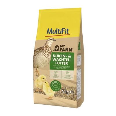 MultiFit My Farm Küken- & Wachtelfutter 5 kg MultiFit My Farm Küken- & Wachtelfutter 5 kg