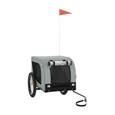 VidaXL Fahrradanhänger 133x69x73,5cm (L x B x H) grau VidaXL Fahrradanhänger 133x69x73,5cm (L x B x H) grau