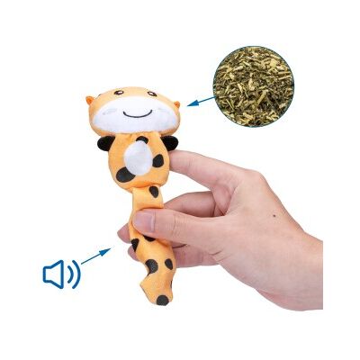 nobleza Katzen Spielzeug Plüsch Giraffe mit Katzenminze nobleza Katzen Spielzeug Plüsch Giraffe mit Katzenminze