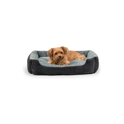 Lionto Lit Chien Coussin - 75x60 cm grau/schwarz Hundebett Lionto Lit Chien Coussin - 75x60 cm grau/schwarz Hundebett