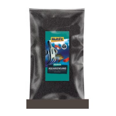 MultiFit Schwarzer Aquariensand - 0,5-0,6mm - 5kg MultiFit Schwarzer Aquariensand - 0,5-0,6mm - 5kg