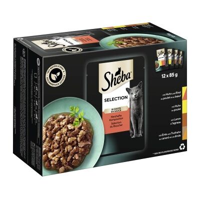 Sheba Mehrfachsorten Nassfutter - 12 x 85 g Sheba Mehrfachsorten Nassfutter - 12 x 85 g