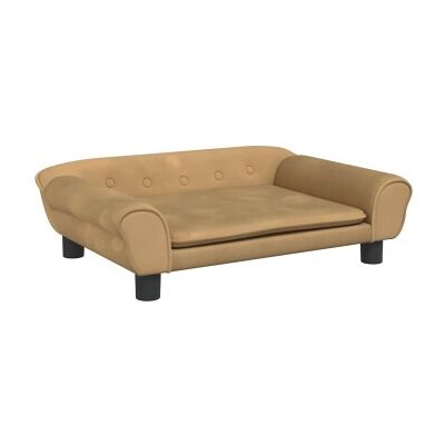 vidaXL Hundebett Braun 70x48x22 cm Samt - Hundebett vidaXL Hundebett Braun 70x48x22 cm Samt - Hundebett