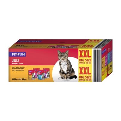 Fit+Fun Katzen Gelée Mix - Nassfutter für Erwachsene Fit+Fun Katzen Gelée Mix - Nassfutter für Erwachsene