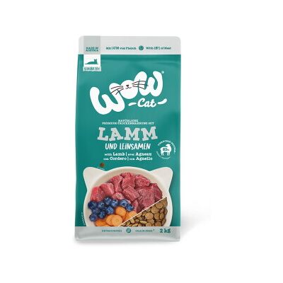 Wow Cat Senior mit Lamm - 2 kg Futter Wow Cat Senior mit Lamm - 2 kg Futter