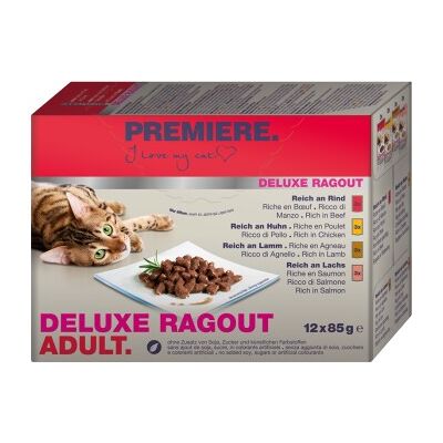 Premiere Deluxe Ragout Katzenfutter - 12x85G Multipack Premiere Deluxe Ragout Katzenfutter - 12x85G Multipack
