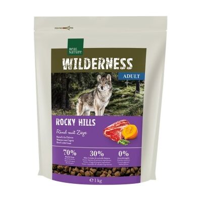 Real Nature Wilderness Rocky Hills Hundefutter - Rind & Ziege - 1KG Real Nature Wilderness Rocky Hills Hundefutter - Rind & Ziege - 1KG