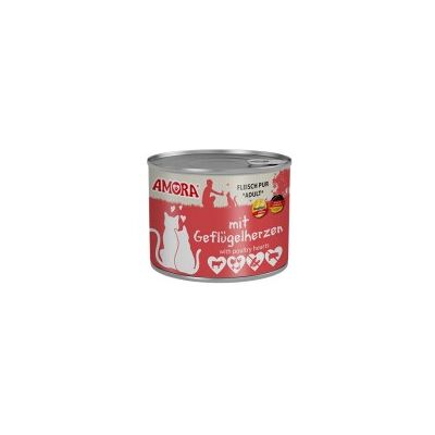 Amora Cat Pur 6x200g Geflügelherzen Amora Cat Pur 6x200g Geflügelherzen