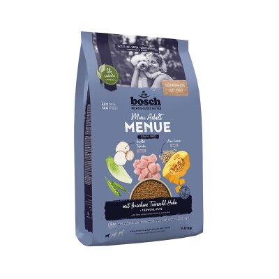 bosch HPC Trockenfutter Hund Mini Adult Menue Huhn 1 kg bosch HPC Trockenfutter Hund Mini Adult Menue Huhn 1 kg