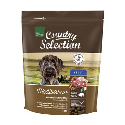 Real Nature Büffel und Rind Mediterran 1kg - Hundefutter Real Nature Büffel und Rind Mediterran 1kg - Hundefutter
