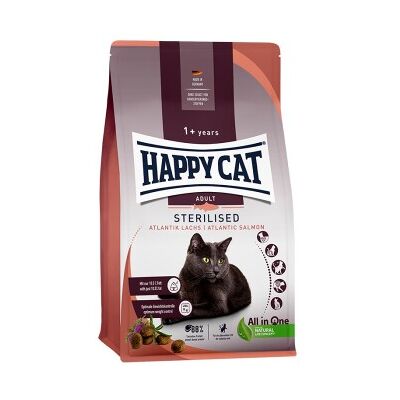 Happy Cat Atlantik-Lachs Sterilised Trockenfutter - 4kg Happy Cat Atlantik-Lachs Sterilised Trockenfutter - 4kg