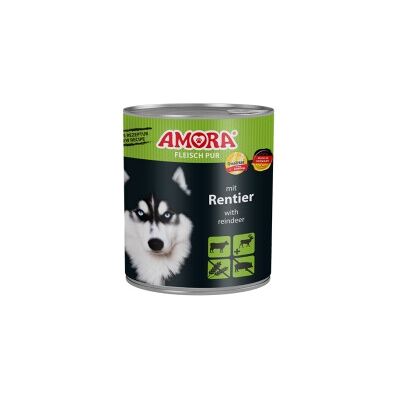 Amora Dog Pur 6x800g Rentier Amora Dog Pur 6x800g Rentier