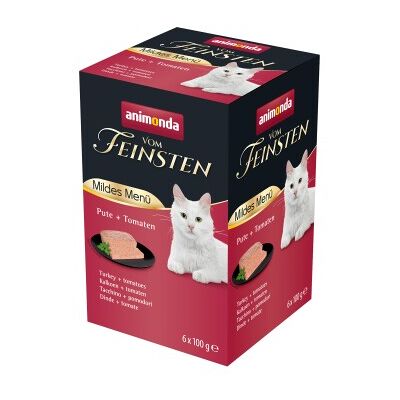Animonda vom Feinsten Zarte Adult Katzenfutter - Truthahn & Tomate - 36 x 100g Animonda vom Feinsten Zarte Adult Katzenfutter - Truthahn & Tomate - 36 x 100g