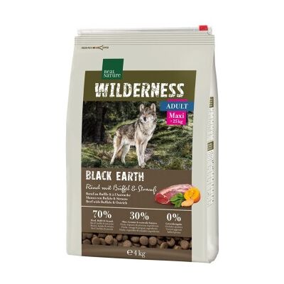 Real Nature Black Earth - Hundefutter - Großrasse, Natur, Getreidefrei Real Nature Black Earth - Hundefutter - Großrasse, Natur, Getreidefrei