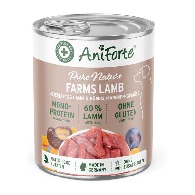 AniForte Nassfutter FarmsLamb Lamm 6x400 g AniForte Nassfutter FarmsLamb Lamm 6x400 g