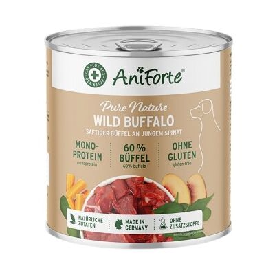AniForte Hundefutter WildBuffalo - Büffel mit Spinat AniForte Hundefutter WildBuffalo - Büffel mit Spinat