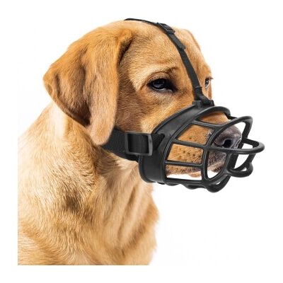 nobleza - Maulkkorb für Hunde - Atmungsaktiv - Verhinderung des Beißens Kauen und Bellen - Silikon XXL nobleza - Maulkkorb für Hunde - Atmungsaktiv - Verhinderung des Beißens Kauen und Bellen - Silikon XXL