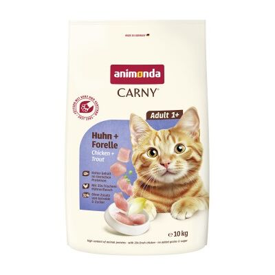animonda Carny Trockenfutter Katze Adult Huhn und Forelle 10 kg animonda Carny Trockenfutter Katze Adult Huhn und Forelle 10 kg