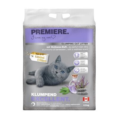 PREMIERE Katzenstreu Excellent Wellness - Hochabsorbernd, Natürliche Tonerde PREMIERE Katzenstreu Excellent Wellness - Hochabsorbernd, Natürliche Tonerde
