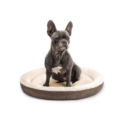 Lionto Rundes Hundebett braun M Lionto Rundes Hundebett braun M