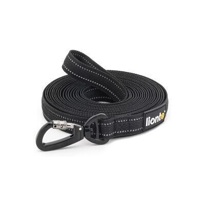 Lionto Gummierte Schleppleine für Hunde, reflektierend 15 m Lionto Gummierte Schleppleine für Hunde, reflektierend 15 m