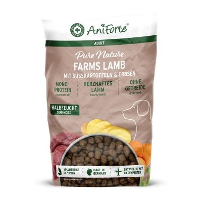 AniForte FarmsLamb Trockenfutter – herzhaftes Lamm mit Süßkartoffeln AniForte FarmsLamb Trockenfutter – herzhaftes Lamm mit Süßkartoffeln