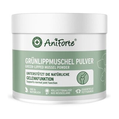 AniForte Grünlippmuschel Pulver 250 g - Gelenkunterstützung AniForte Grünlippmuschel Pulver 250 g - Gelenkunterstützung