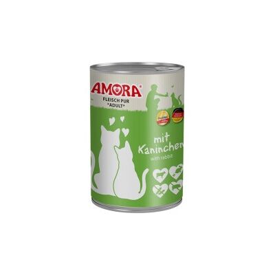 Amora Cat Pur 6x400g Kaninchen Amora Cat Pur 6x400g Kaninchen