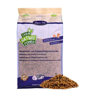 Lyra Pet Mehlwürmer-/Soldatenfliegenlarven-Mix 5 kg Lyra Pet Mehlwürmer-/Soldatenfliegenlarven-Mix 5 kg
