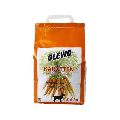 OLEWO Karotten Pellets für Hunde 5 kg OLEWO Karotten Pellets für Hunde 5 kg