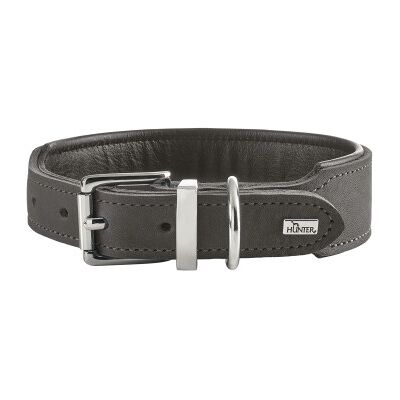 HUNTER - Malta - L (60) - steingrau/schwarz - Collar HUNTER - Malta - L (60) - steingrau/schwarz - Collar