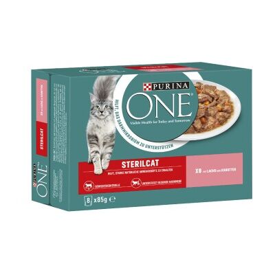 Purina ONE Truthahn Lachs Nassfutter für Katzen - Unterstützt gesundes Gewicht Purina ONE Truthahn Lachs Nassfutter für Katzen - Unterstützt gesundes Gewicht