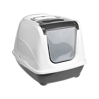 AniOne Dunkelgrau Flip Cat Katzentoilette - Katzentoilette AniOne Dunkelgrau Flip Cat Katzentoilette - Katzentoilette