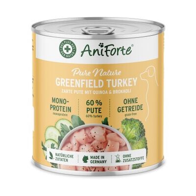 AniForte Nassfutter GreenfieldTurkey Pute 6x800 g AniForte Nassfutter GreenfieldTurkey Pute 6x800 g