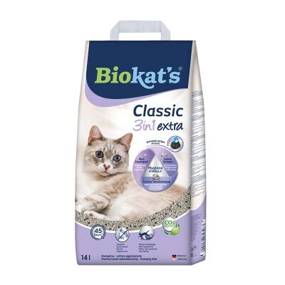 Biokat's Classic 3in1 Extra - 14 L - Katzenstreu Biokat's Classic 3in1 Extra - 14 L - Katzenstreu