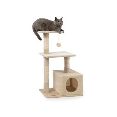 Lionto Kratzbaum Höhe 85 cm beige Lionto Kratzbaum Höhe 85 cm beige